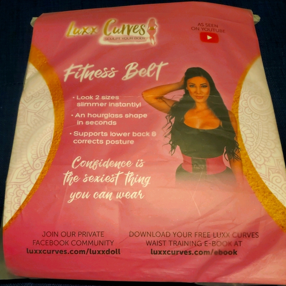 Luxx waist trainer fitness belt
